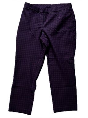 J. Jill Ponte Slim Leg Red Petite Pants